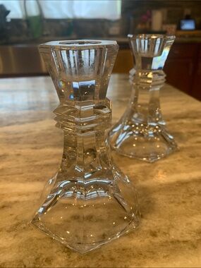 VINTAGE Towle  lead crystal candle holders